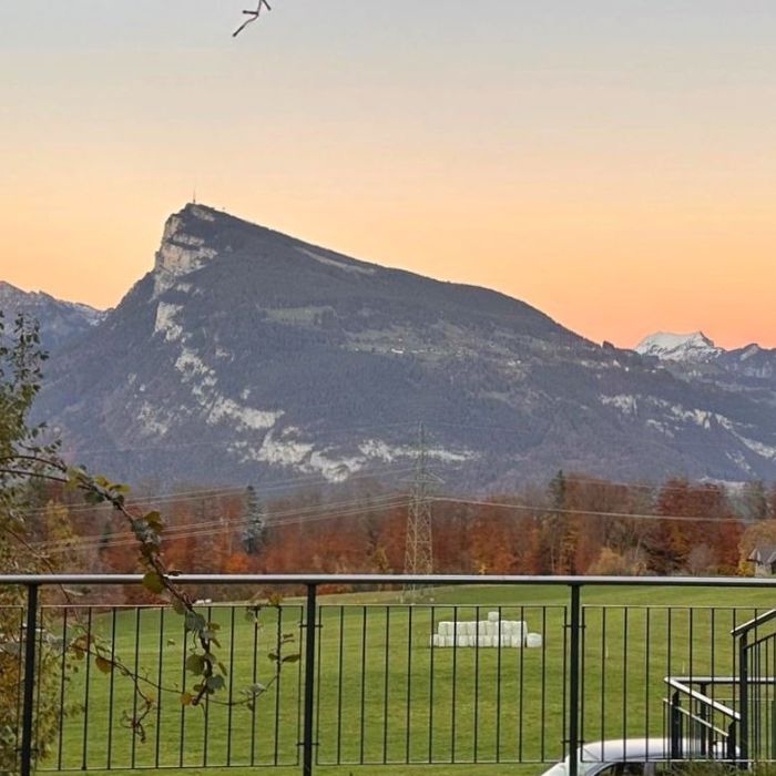 FEWOlution Ferienwohnung Wohnung mit Bergblick Aeschi